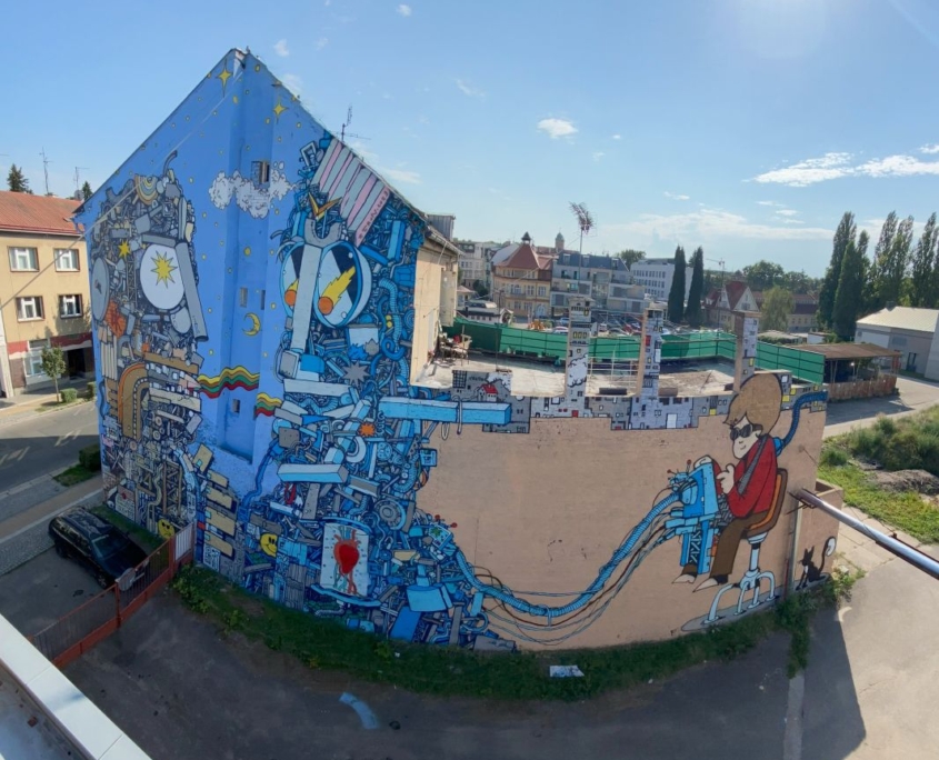 ONER MĚSTO=GALERIE MĚSTO=GALERIE – český street art festival proměňující veřejný prostor v otevřenou galerii.