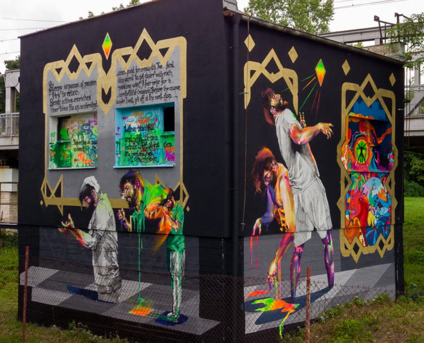 ONER MĚSTO=GALERIE MĚSTO=GALERIE – český street art festival proměňující veřejný prostor v otevřenou galerii.