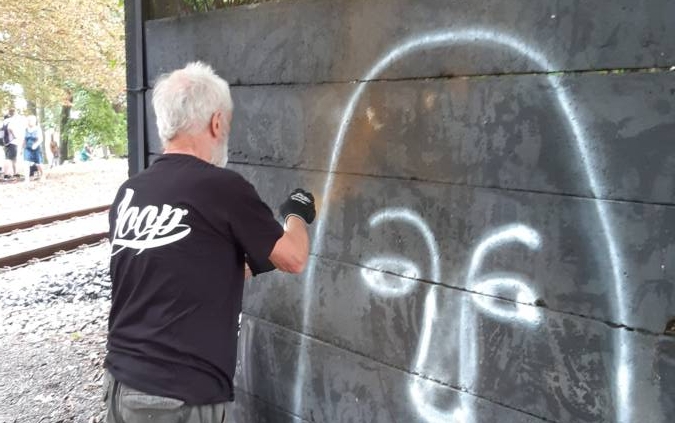 MĚSTO=GALERIE Kutná Hora 2020 - graffiti jam proces