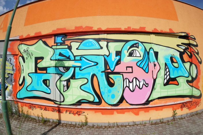 MĚSTO=GALERIE Poděbrady 2025 Žižkov Happening Loop Colors Urban & Graffiti jam report