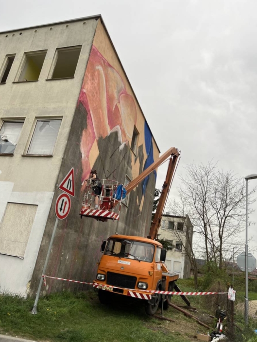 MĚSTO=GALERIE Poděbrady 2025 Žižkov Happening ANNA MARTYNENKO (AM11ART) final