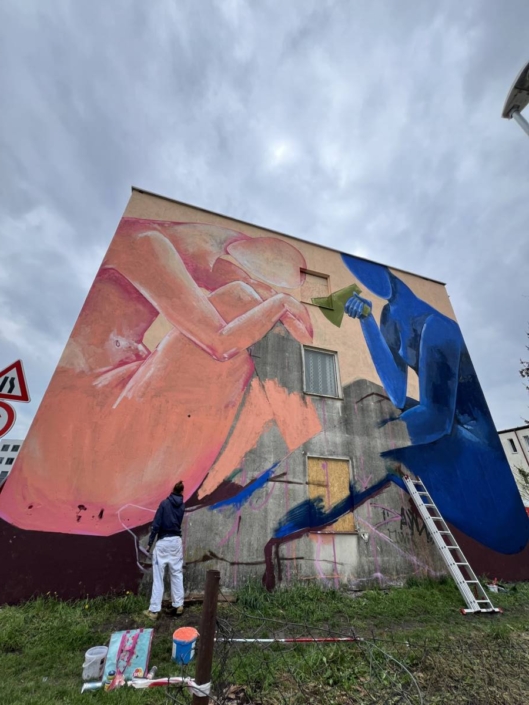 MĚSTO=GALERIE Poděbrady 2025 Žižkov Happening ANNA MARTYNENKO (AM11ART) final