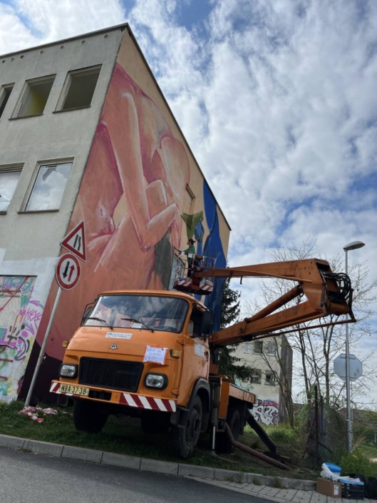 MĚSTO=GALERIE Poděbrady 2025 Žižkov Happening ANNA MARTYNENKO (AM11ART) final