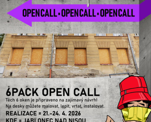 MĚSTO=GALERIE Opencall Jablonec nad Nisou 2026 6PACK