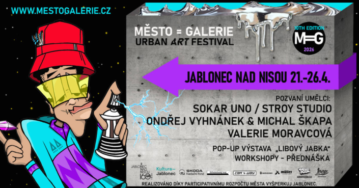 MĚSTO=GALERIE Město=Galerie 2026 Jablonec nad Nisou